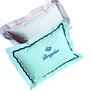 PERSONALIZED BOUDOIR BORDER PILLOWS