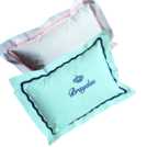 PERSONALIZED BOUDOIR BORDER PILLOWS