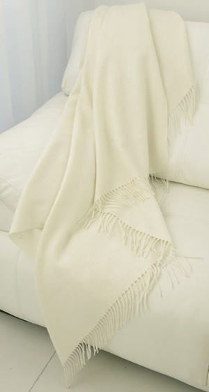 MONOGRAMMED BABY ALPCA THROWS