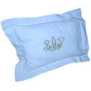 MONOGRAMMED GILUCCI HEMSTITCHED BOUDOIR PILLOWS