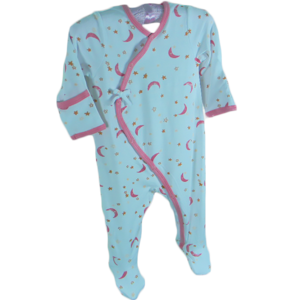 PERSONALIZED MOON & STARS FOOTIE