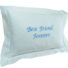 PERSONALIZED HEMSTITCHED BOUDOIR PILLOWS