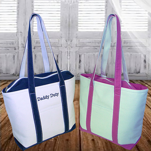 PERSONALIZED MEDIUM CANVAS TOTE