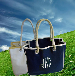 PERSONALIZED ROPE TOTE