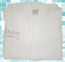 PERSONALIZED ANKLE UNLINED WAFFLE ROBES