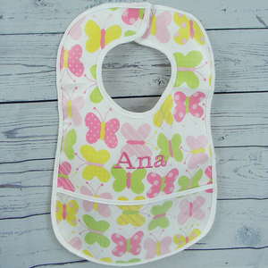PERSONALIZED LAMINATED BABY BIB
