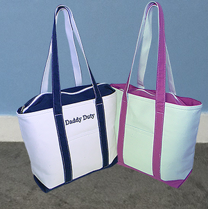 PERSONALIZED MEDIUM DIAPER TOTE