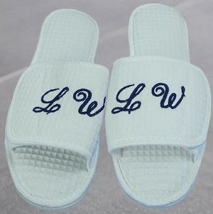 PERSONALIZED OPEN TOE SLIPPERS