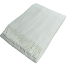 MONOGRAMMED PLUSH COTTON THROWS