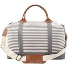 PERSONALIZED STRIPED CANVAS WEEKENDER
