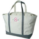 PERSONALIZED LARGE CANVAS TOTE
