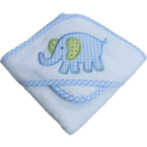 PERSONALIZED APPLIQUED HOODED TOWELS-w/WASH CLOTH