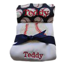 PERSONALIZED APPLIQUED BURP/BIB SET