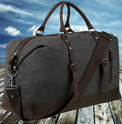 PERSONALIZED LEATHER TRIMMED WEEKENDER