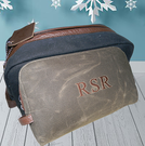 MONOGRAMMED SAILWAX DOPP KIT