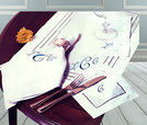 MONOGRAMMED HEMSTITCHED NAPKINS