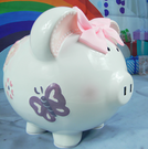 PERSONALIZED HAND PAINTED PIGGY BANKS