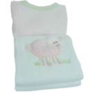 PERSONALIZED APPLIQUED BURP/BIB SET