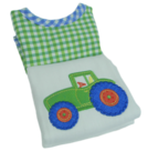 PERSONALIZED APPLIQUED BURP/BIB SET