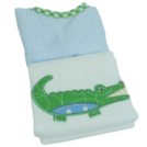 PERSONALIZED APPLIQUED BURP/BIB SET