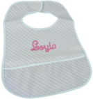 PERSONALIZED LAMINATED BABY BIB