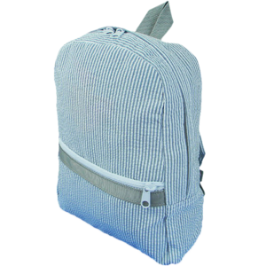 PERSONALIZED SEERSUCKER CHILD'S BACKPACK