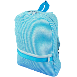 PERSONALIZED SEERSUCKER CHILD'S BACKPACK