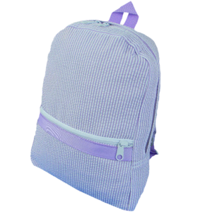 PERSONALIZED SEERSUCKER CHILD'S BACKPACK