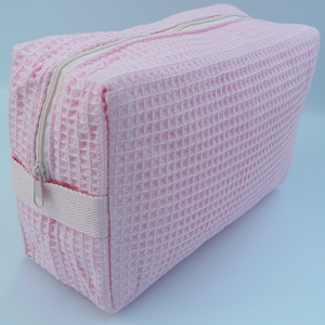 CUSTOMIZED LARGE WAFFLE COSMETIC CASE