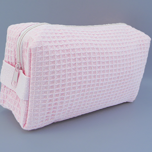 CUSTOMIZED SMALL WAFFLE COSMETIC CASES