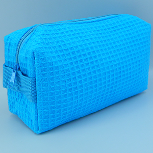 CUSTOMIZED SMALL WAFFLE COSMETIC CASES