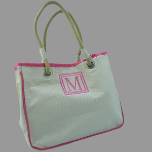 PERSONALIZED ROPE TOTE