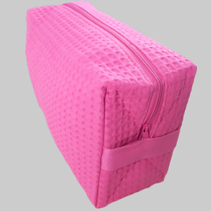 CUSTOMIZED LARGE WAFFLE COSMETIC CASE