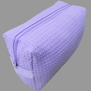 CUSTOMIZED LARGE WAFFLE COSMETIC CASE