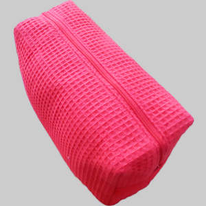 CUSTOMIZED LARGE WAFFLE COSMETIC CASE