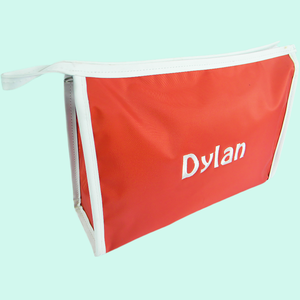 MONOGRAMMED LARGE NYLON COSMETIC CASE