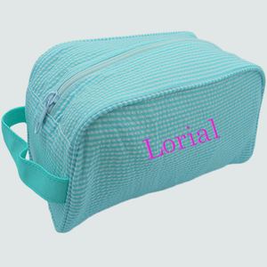 PERSONALIZED SEERSUCKER TRAVELER CASES