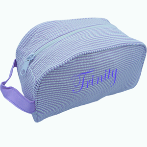 PERSONALIZED SEERSUCKER TRAVELER CASES