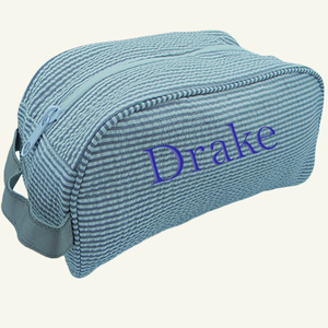 PERSONALIZED SEERSUCKER TRAVELER CASES