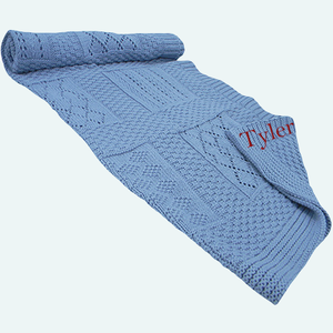 Cotton seeds top baby blanket