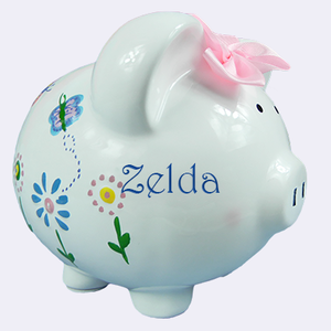 PERSONALIZED HAND PAINTED PIGGY BANKS