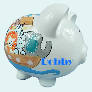 PERSONALIZED HAND PAINTED PIGGY BANKS