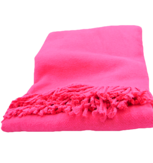 MONOGRAMMED PLUSH COTTON THROWS