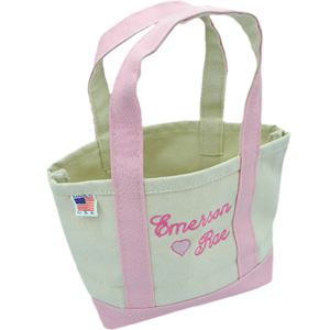 PERSONALIZED OPEN TOP MINI TOTE