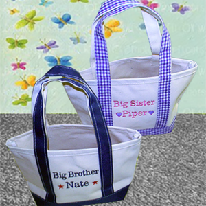PERSONALIZED OPEN TOP MINI TOTE