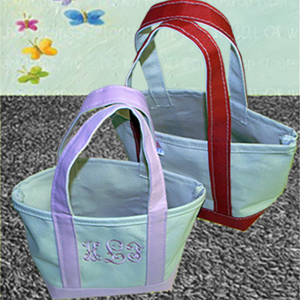 PERSONALIZED OPEN TOP MINI TOTE