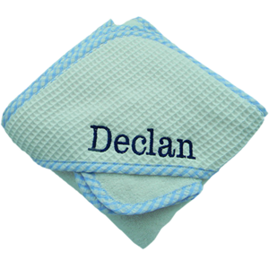 PERSONALIZED HOODED TOWEL-w/WASH CLOTH